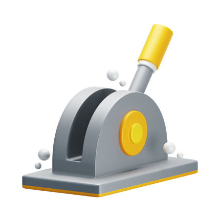 Lever Joystick  3D Icon