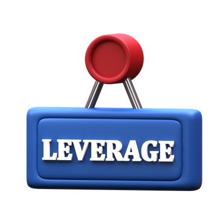 Leverage Sign  3D Icon