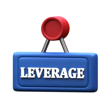 Leverage Sign  3D Icon