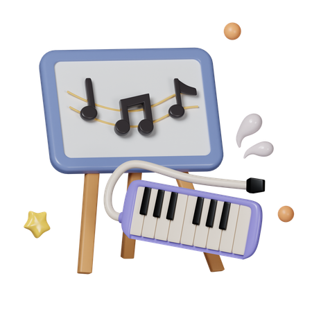 Lezione di musica  3D Icon