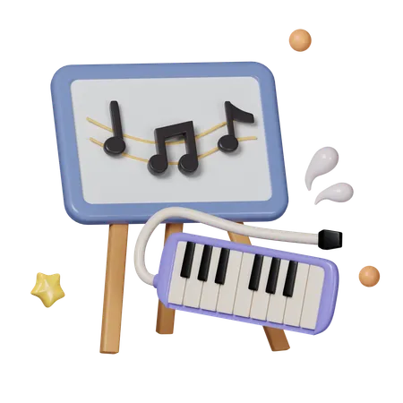 Lezione di musica  3D Icon