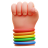 3ds of lgbt hand