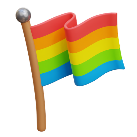Lgbt Flag  3D Icon