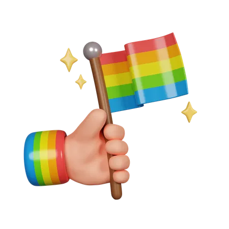 Lgbt Rainbow  3D Icon