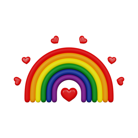 Lgbt Rainbow  3D Icon