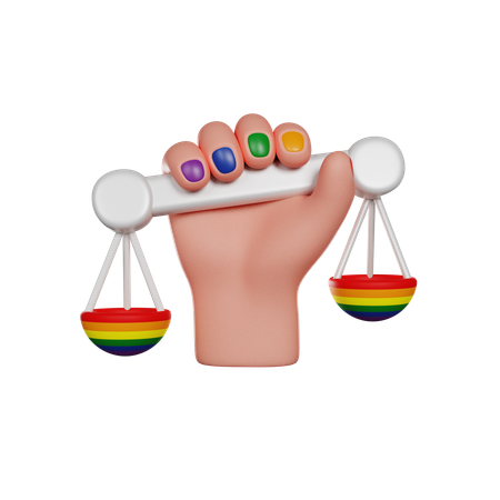 Lgbt Rights  3D Icon