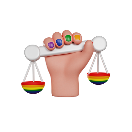 Lgbt Rights  3D Icon