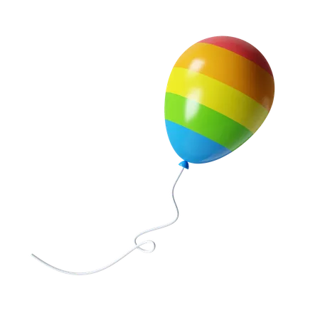 LGBT-Ballon  3D Icon