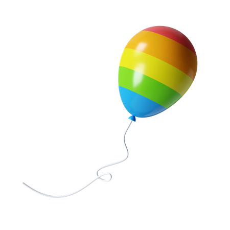 Lgbtq Balloon  3D Icon