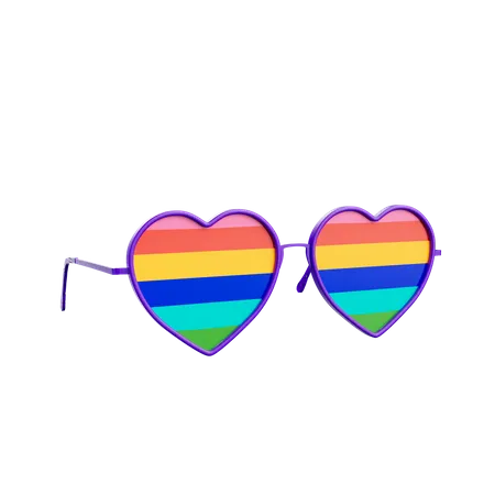 LGBT-Brille  3D Icon