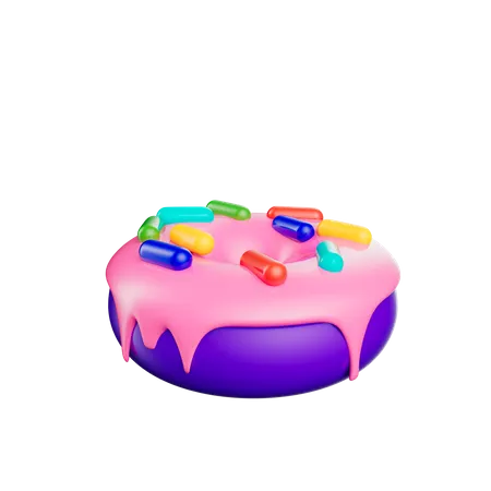 Lgbtq Donut  3D Icon