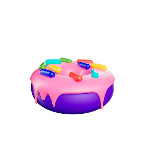 Lgbtq Donut  3D Icon