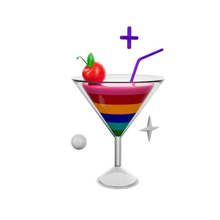 Lgbtq Drink  3D Icon