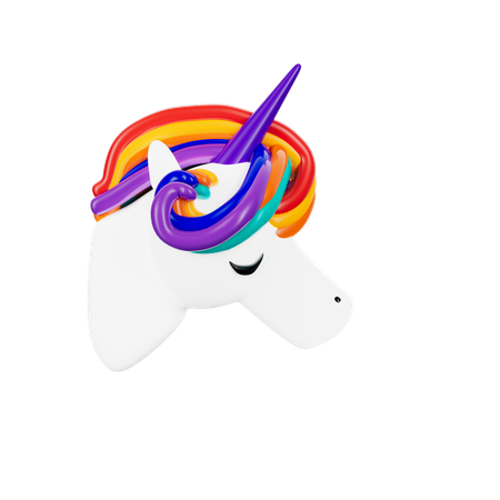 LGBT-Einhorn  3D Icon