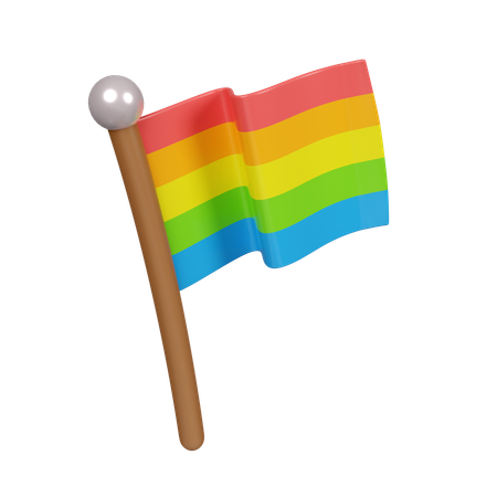 Lgbtq Flag  3D Icon