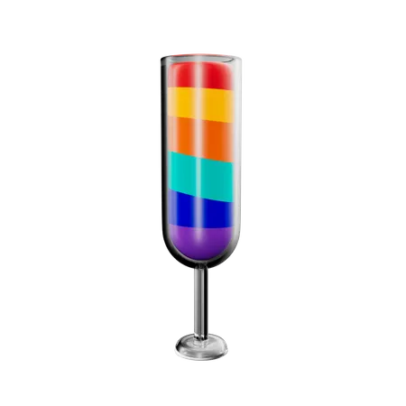 LGBTQ-Getränk  3D Icon