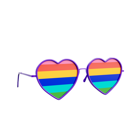 Lgbtq Glasses  3D Icon