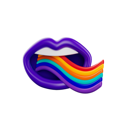 LGBT-Lippe  3D Icon