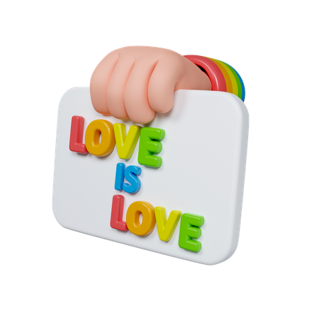 Lgbtq Love  3D Icon