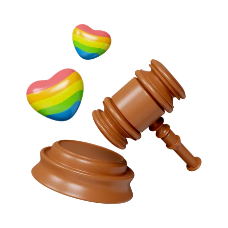 LGBTQ-Ehe für alle  3D Icon