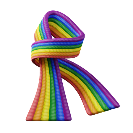 Lgbtq Scarf  3D Icon