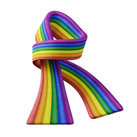 Lgbtq Scarf  3D Icon