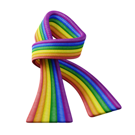 Lgbtq Scarf  3D Icon