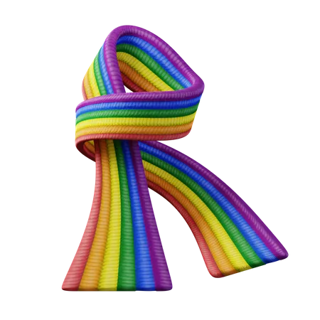 Lgbtq Scarf  3D Icon