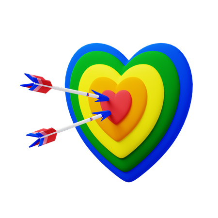 Lgbtq Target  3D Icon