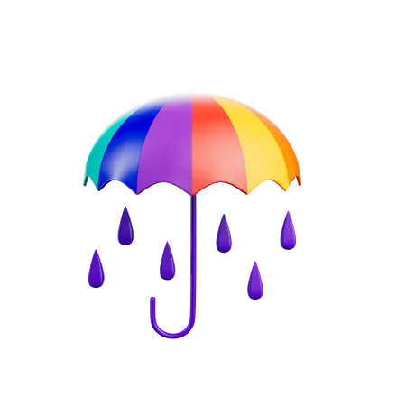 Lgbtq Umbrella  3D Icon