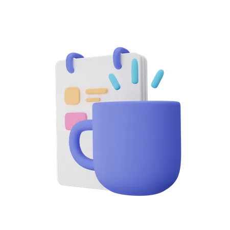 L'heure du café  3D Icon