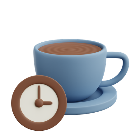 L'heure du café  3D Icon