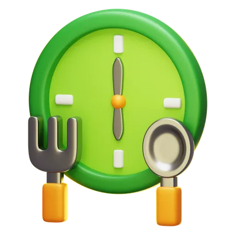 L'heure de manger  3D Icon