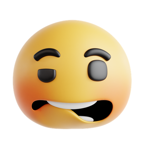Lib Biting Emoji  3D Icon