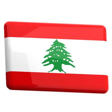 Libanon  3D Icon