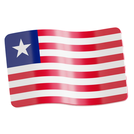 Libéria  3D Icon