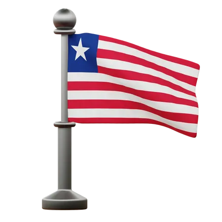 Liberia Flag  3D Icon