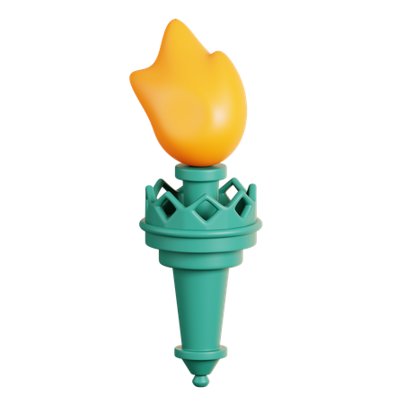 Liberty Statue Torch  3D Icon