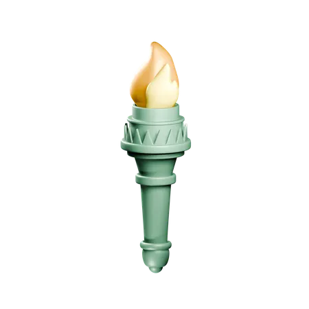 Liberty Statue Torch  3D Icon