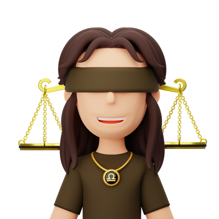 Libra  3D Icon