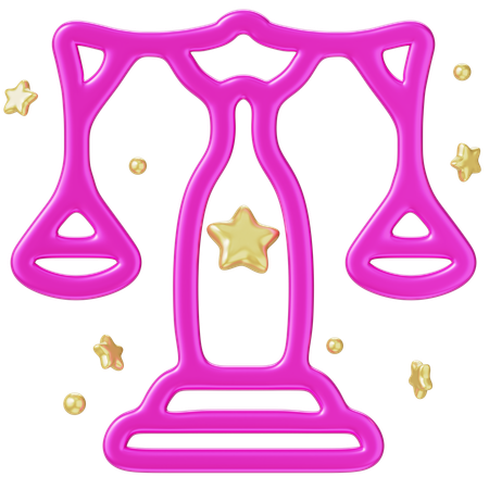 Libra  3D Icon