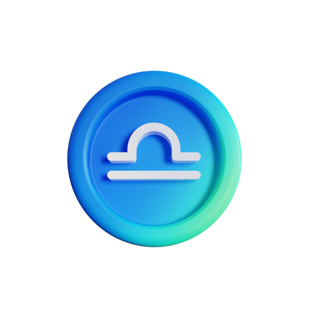 Libra  3D Icon