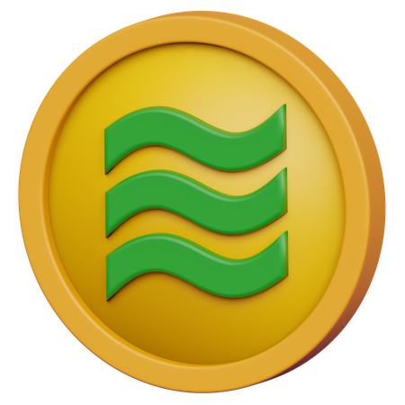 Libra Coin  3D Icon