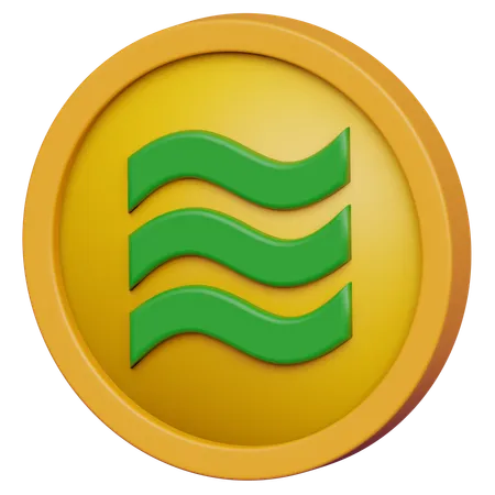 Libra Coin  3D Icon