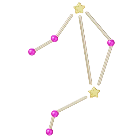 Libra Constellation  3D Icon