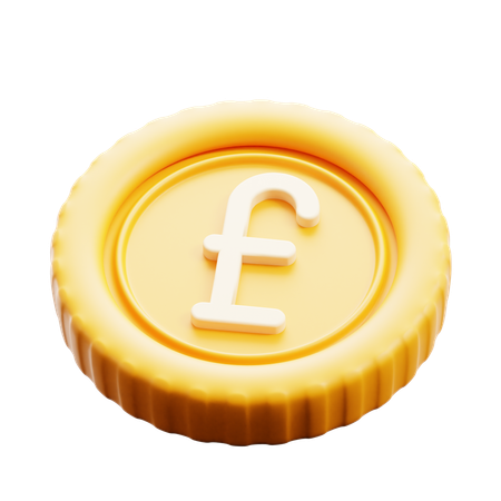 Libra esterlina  3D Icon
