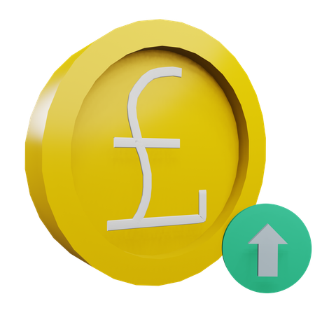 Libra esterlina  3D Icon