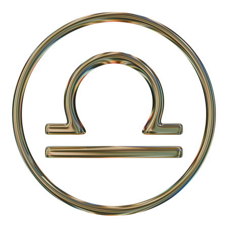 Libra Zodiac 3d Icon  3D Icon