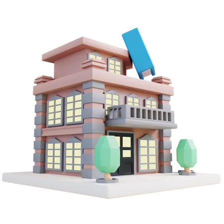 Librairie  3D Icon