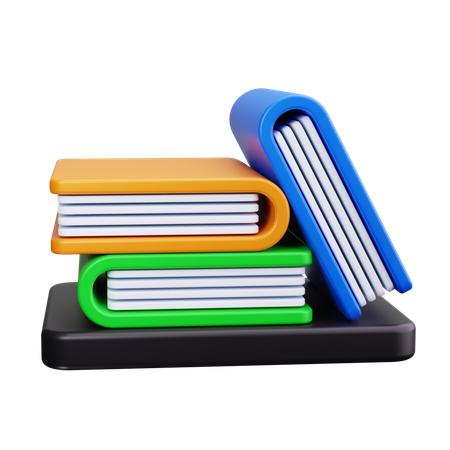 図書館  3D Icon